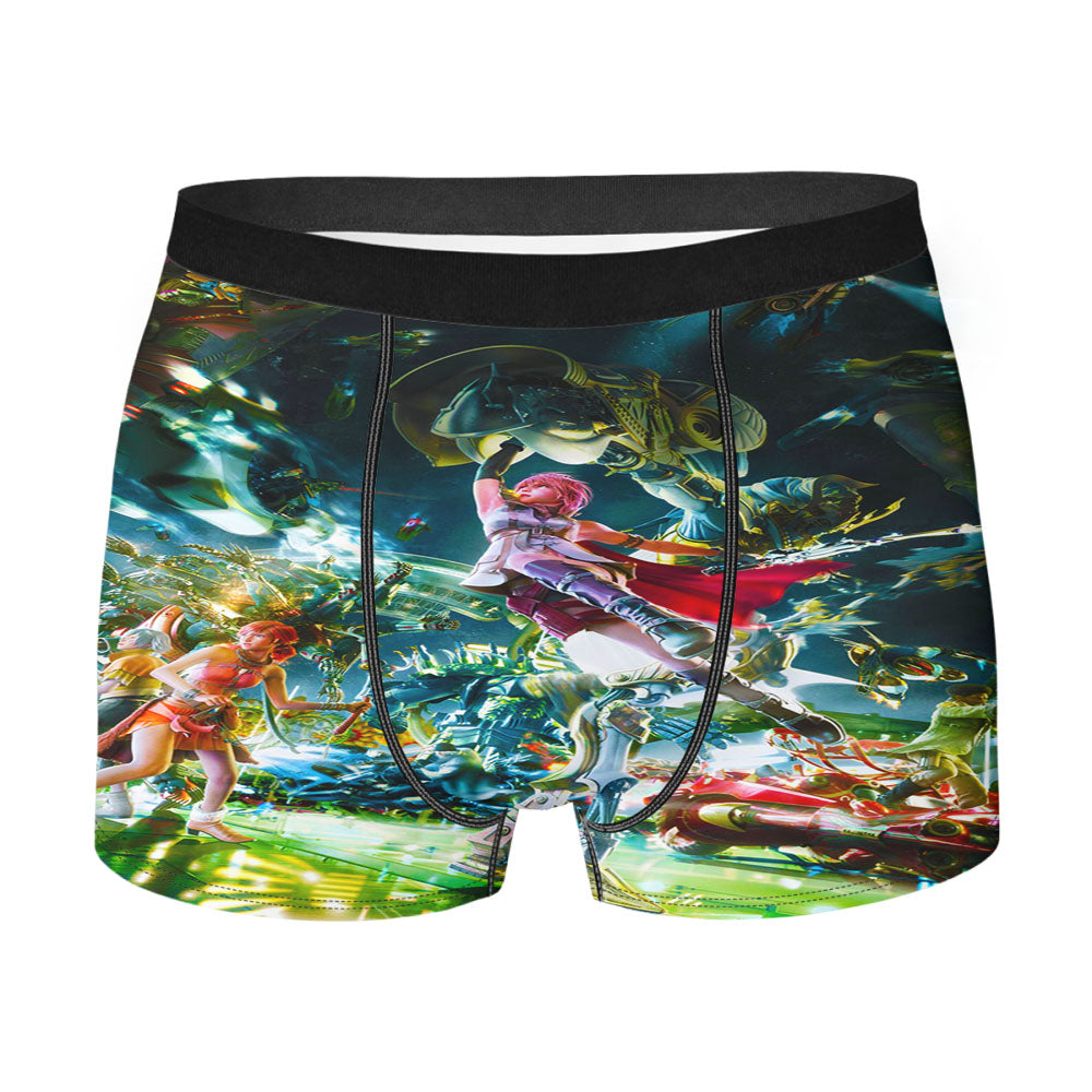Final Fantasy Xiii Cie'Th Battle Men'S Boxer Briefs