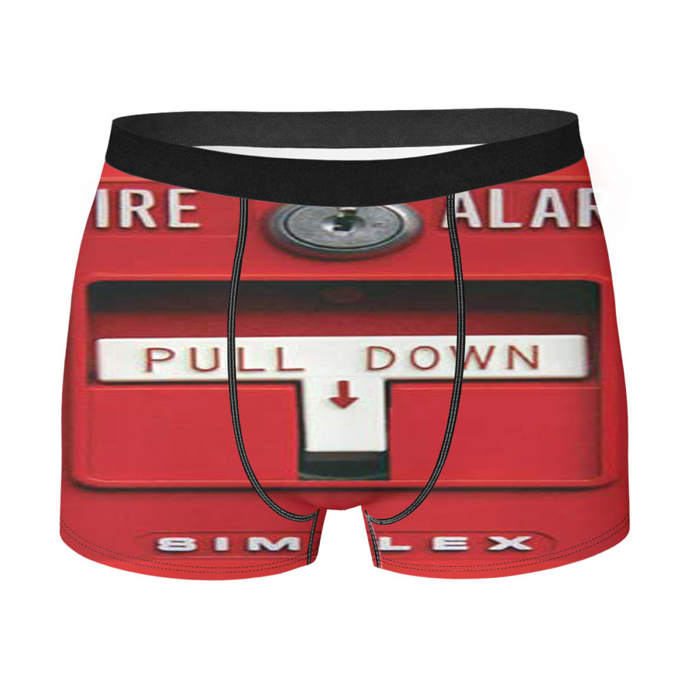 Fire Alarm Pull Down Men'S Boxer Briefs
