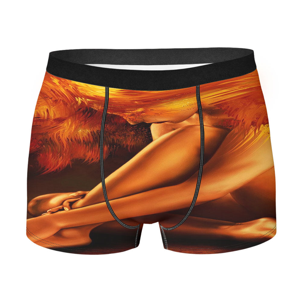 Fire Women Men'S Boxer Briefs