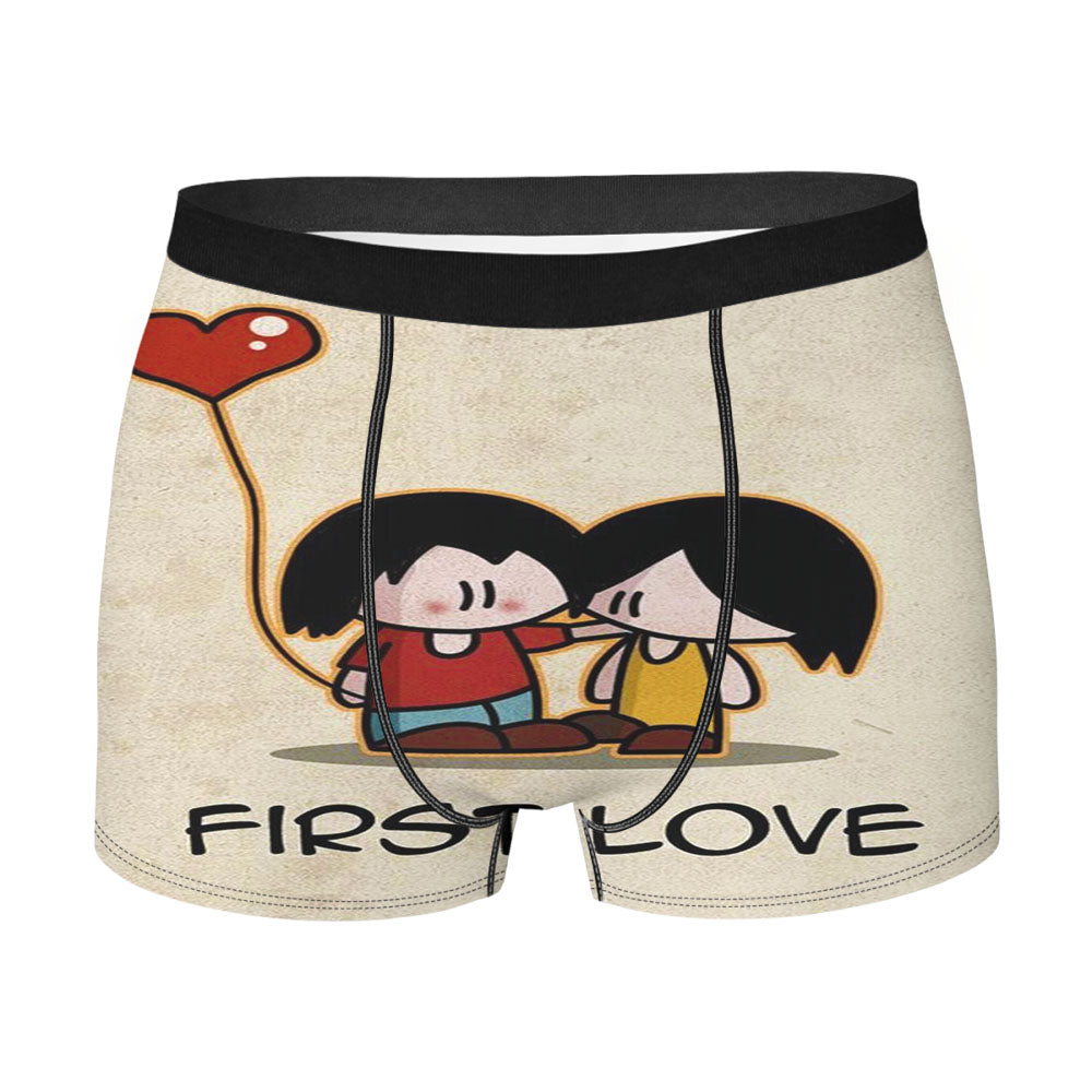 First Love Vector Men'S Boxer Briefs