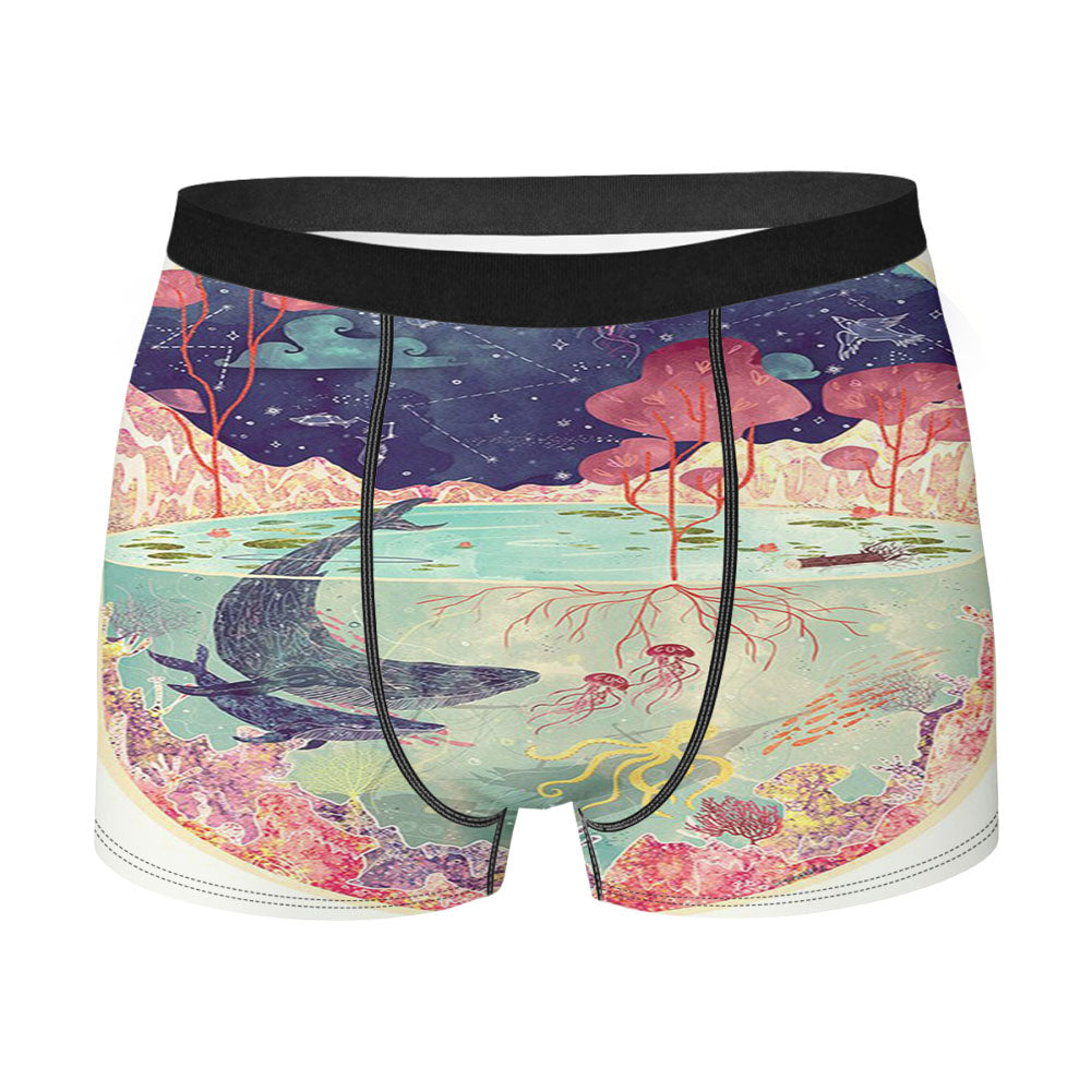 Fish And Cried Men'S Boxer Briefs