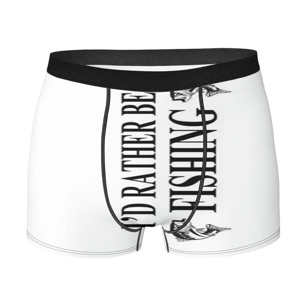 Fishing Rather Be Men'S Boxer Briefs