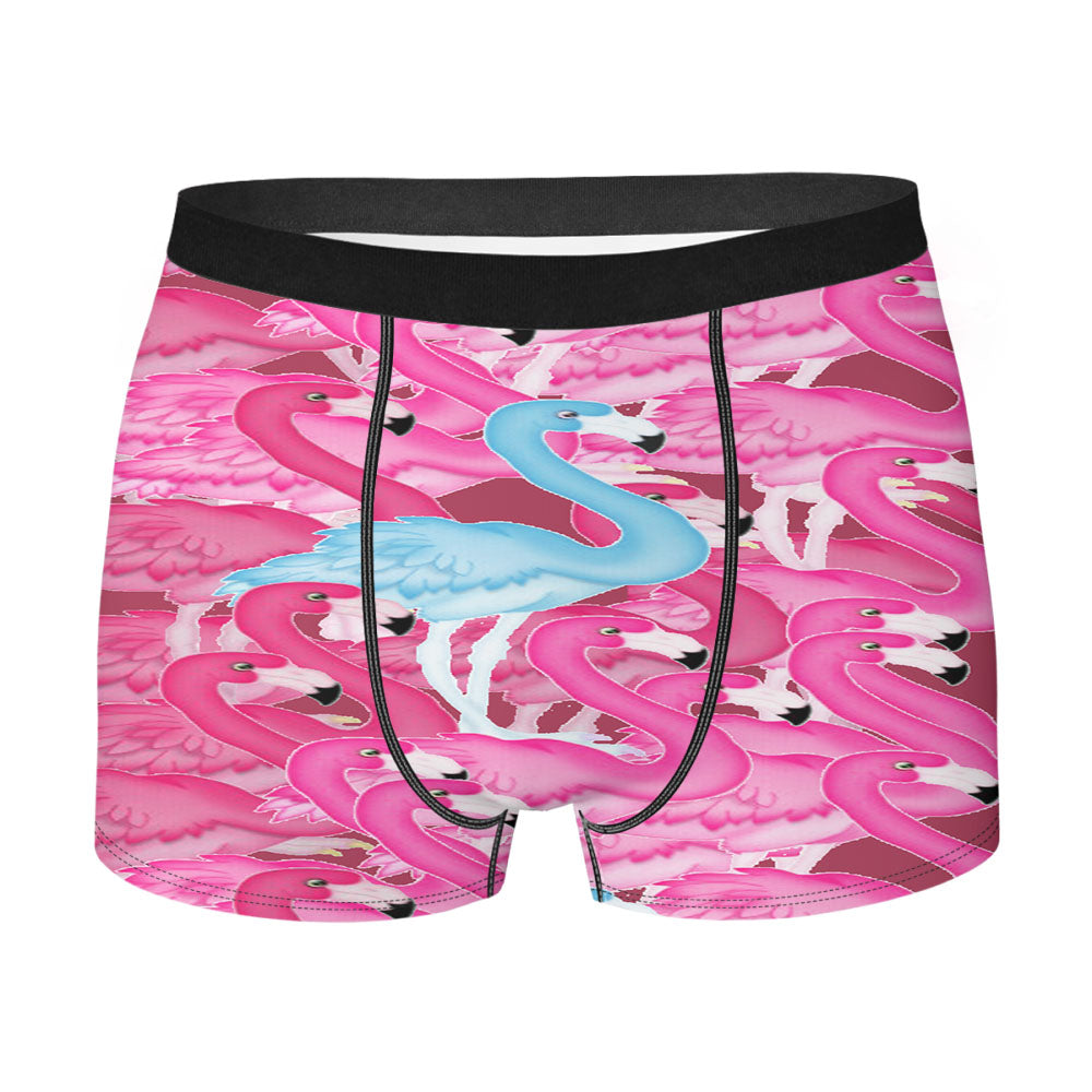 Flamingo Case Bird Men'S Boxer Briefs