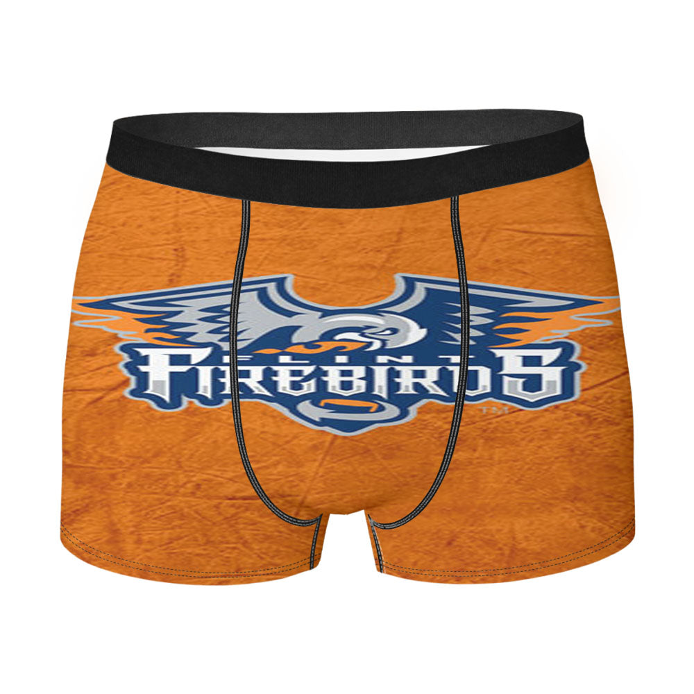 Flint Firebirds Logo Men'S Boxer Briefs