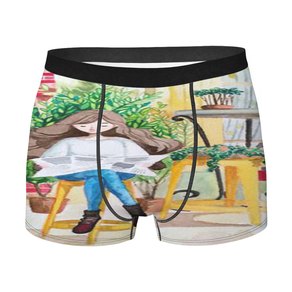 Florist Painting Men'S Boxer Briefs