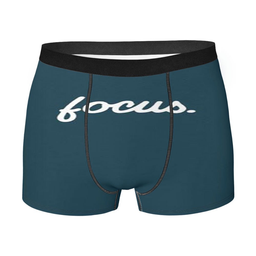 Focus Lettering Men'S Boxer Briefs