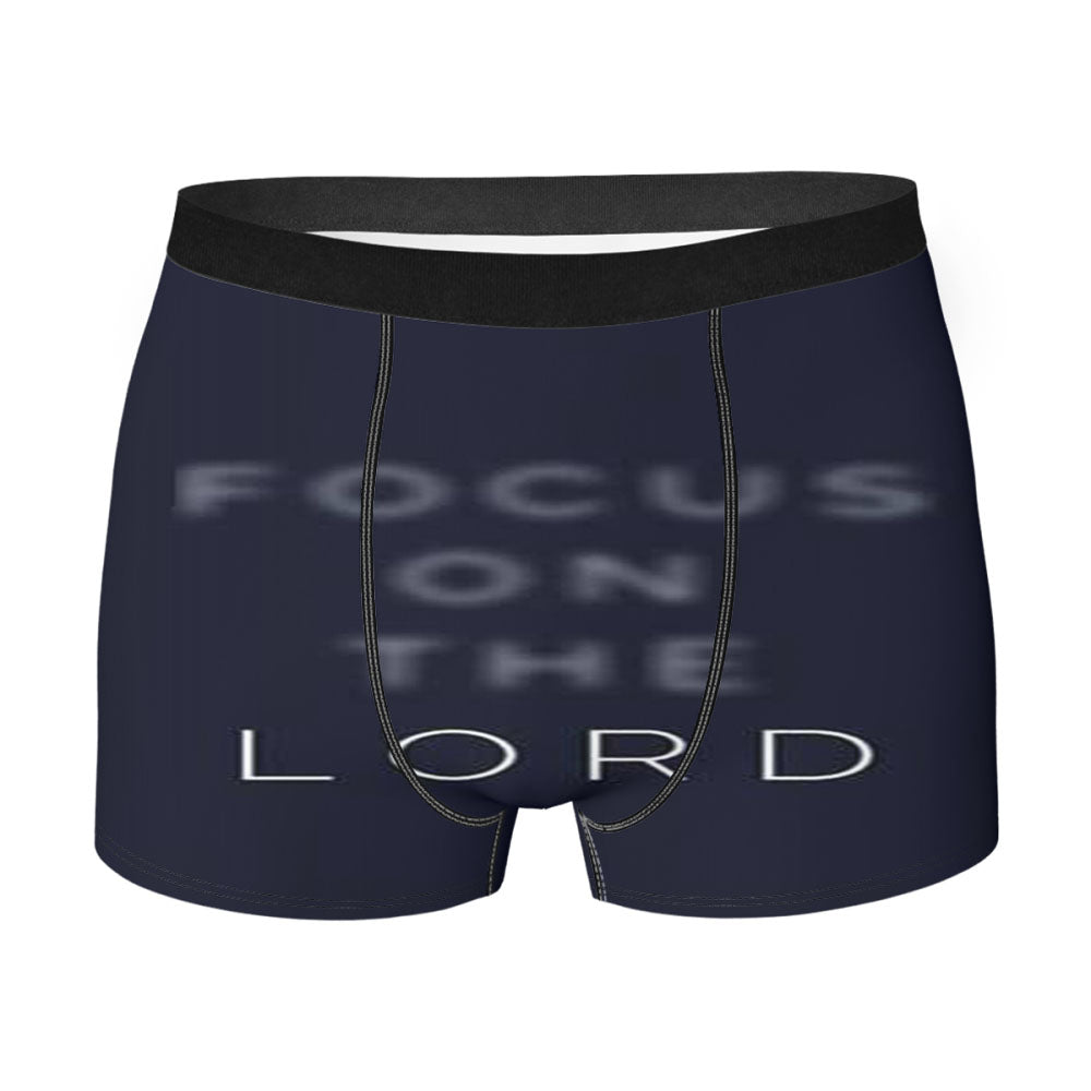 Focus On The Lord Blurry Men'S Boxer Briefs