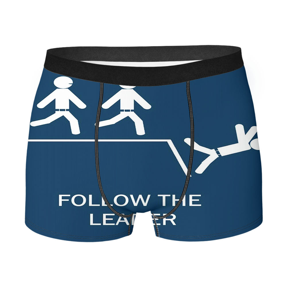 Follow The Leader Quote Men'S Boxer Briefs