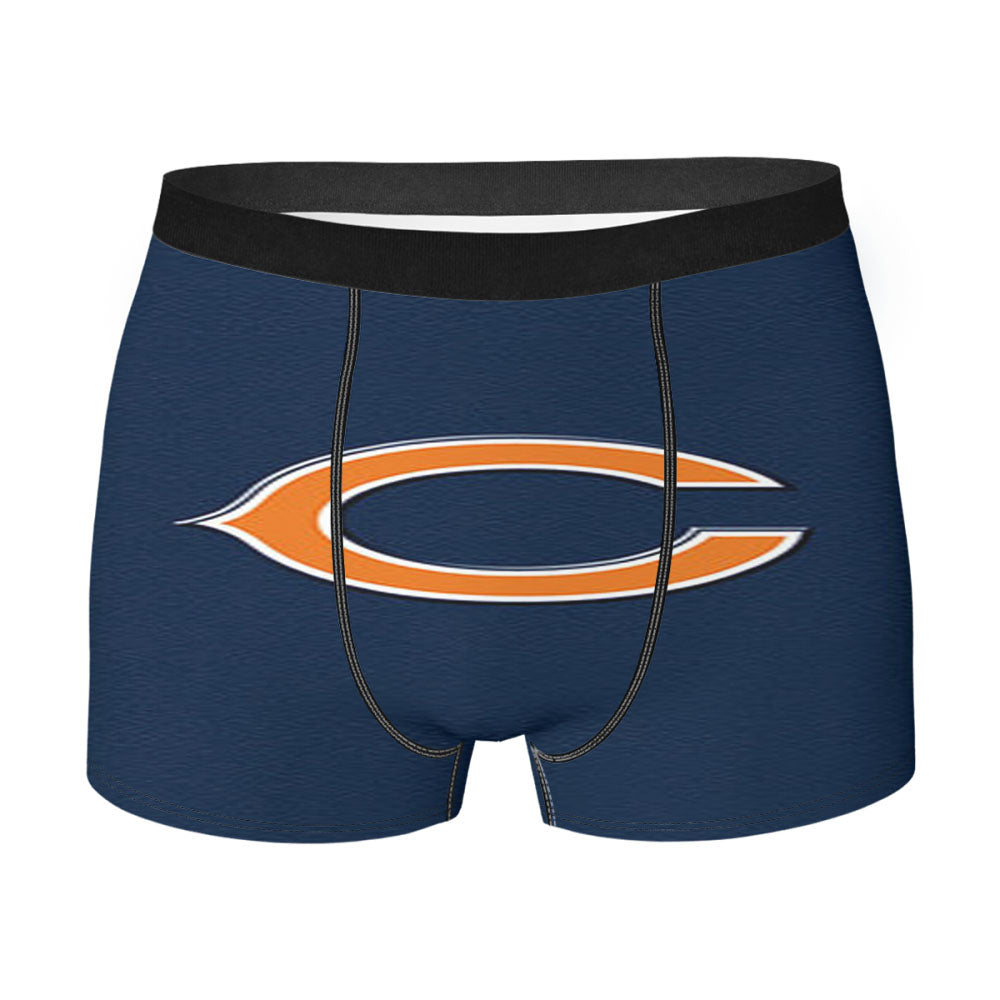 Football Team Logos With C Men'S Boxer Briefs