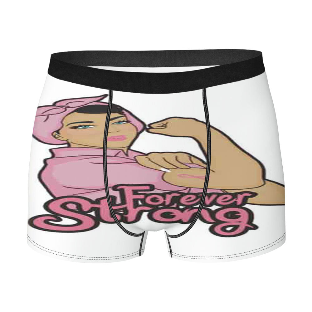 Forever Strong Against Breast Cancer Men'S Boxer Briefs