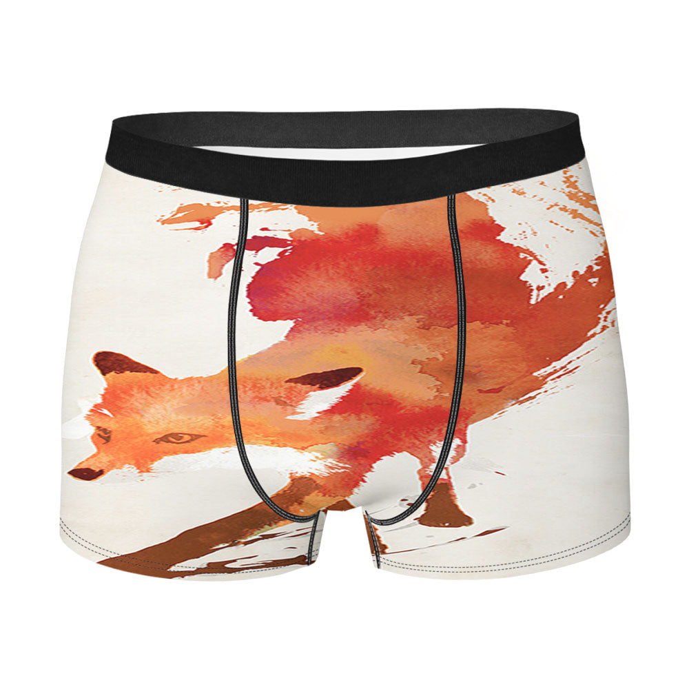 Fox Paint Men'S Boxer Briefs