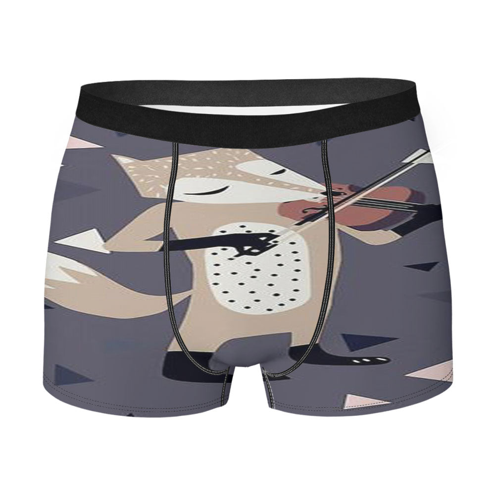 Foxy Violinist Men'S Boxer Briefs