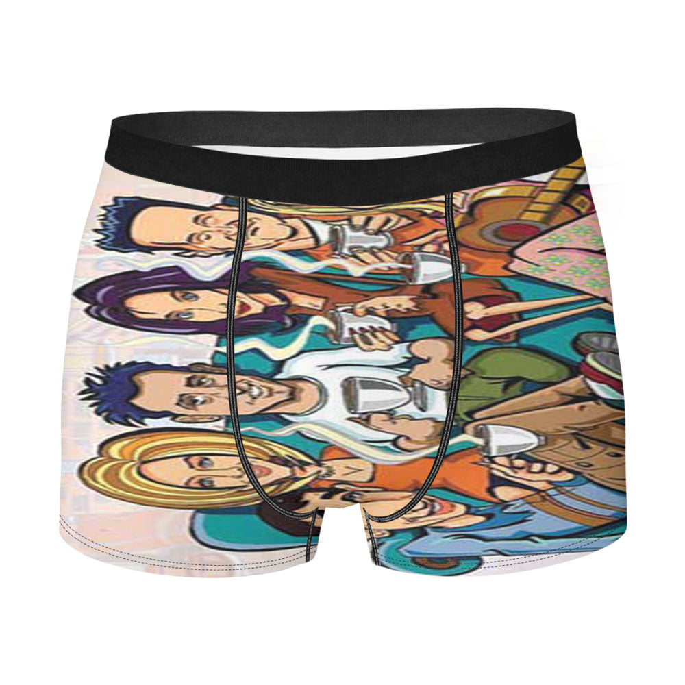 Friends Cartoon Men'S Boxer Briefs
