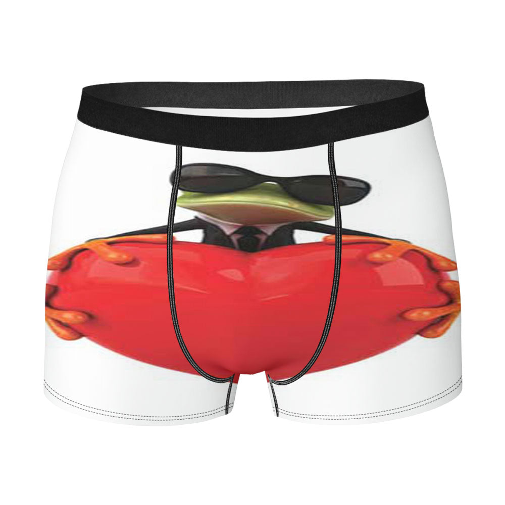 Frog With Heart Blank Men'S Boxer Briefs