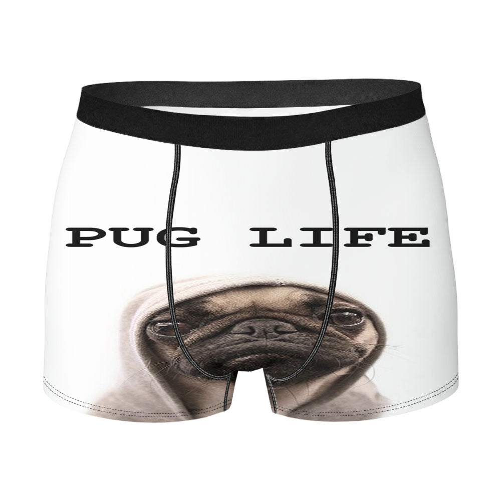 Funny Pug Life Men'S Boxer Briefs