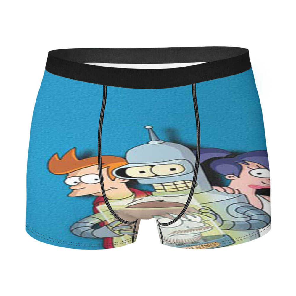 Futurama Bender Holding Head Men'S Boxer Briefs