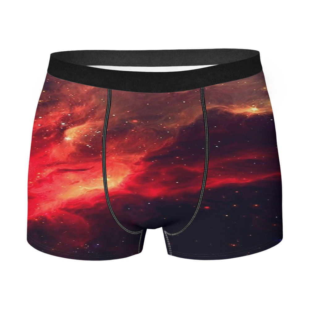 Galaxy Red 5Sos Men'S Boxer Briefs