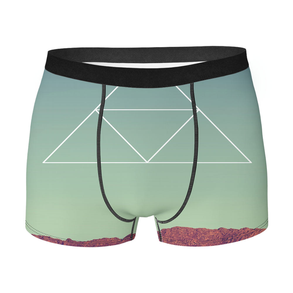 Galaxy Triangel Men'S Boxer Briefs