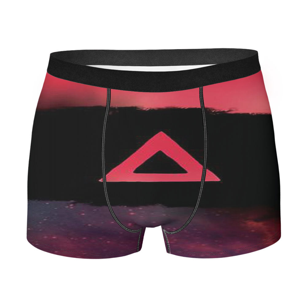 Galaxy Triangle Tricolor Men'S Boxer Briefs
