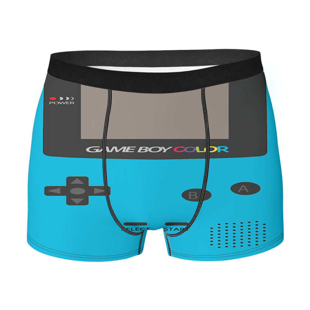 Gameboy Blue Color Men'S Boxer Briefs