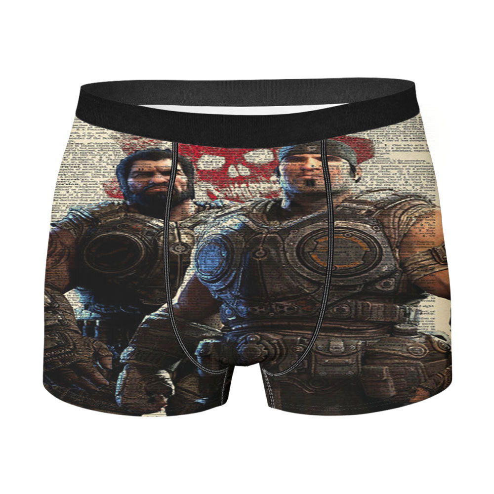Gears Of War Inspired Marcus And Dom Men'S Boxer Briefs