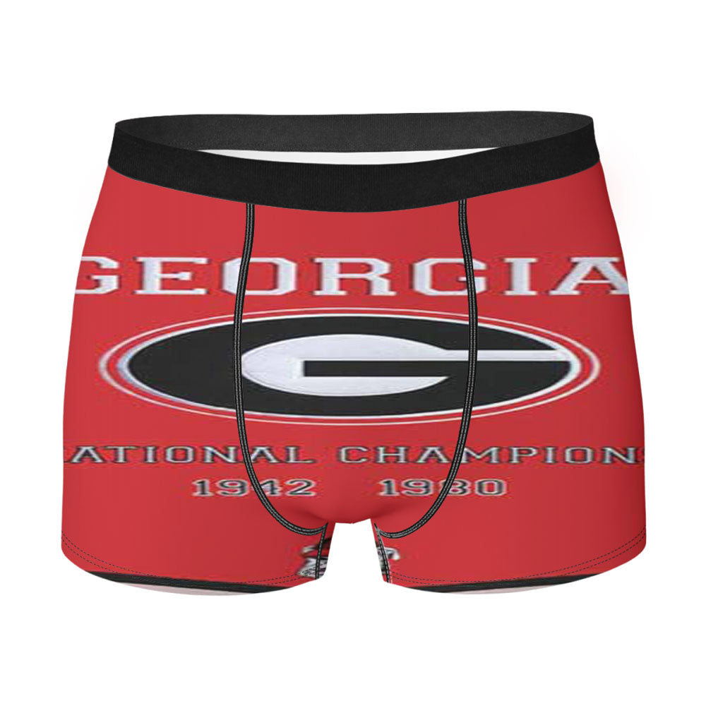 Georgia Bulldogs Champ Banner Men'S Boxer Briefs