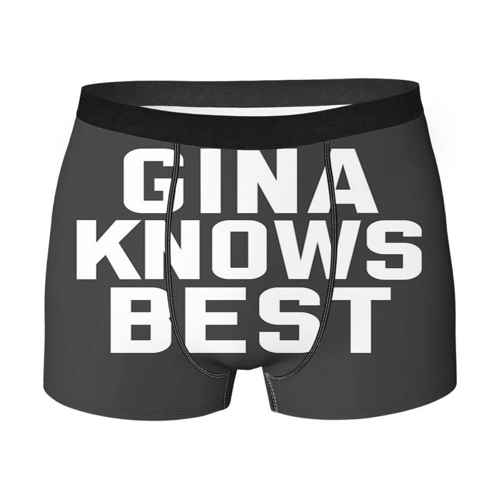 Gina Knows Best Men'S Boxer Briefs
