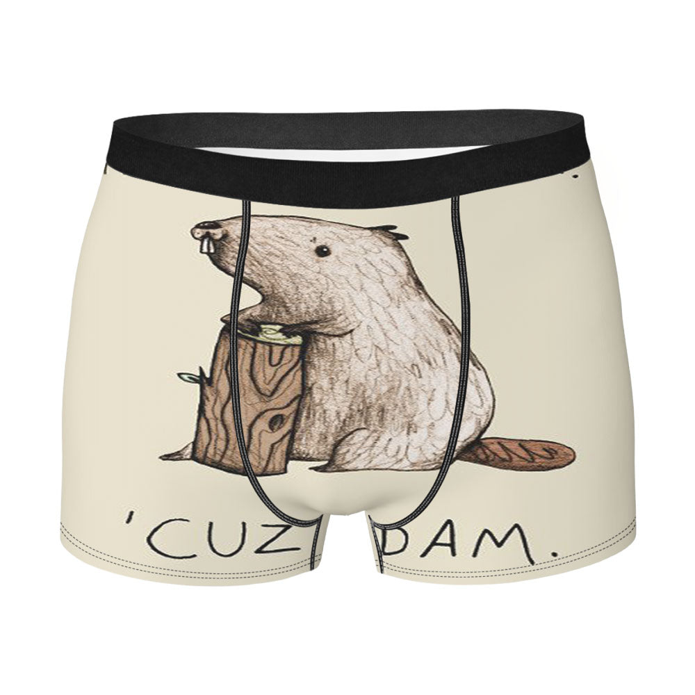 Girl Are You A Beaver Cuz Dam Men'S Boxer Briefs