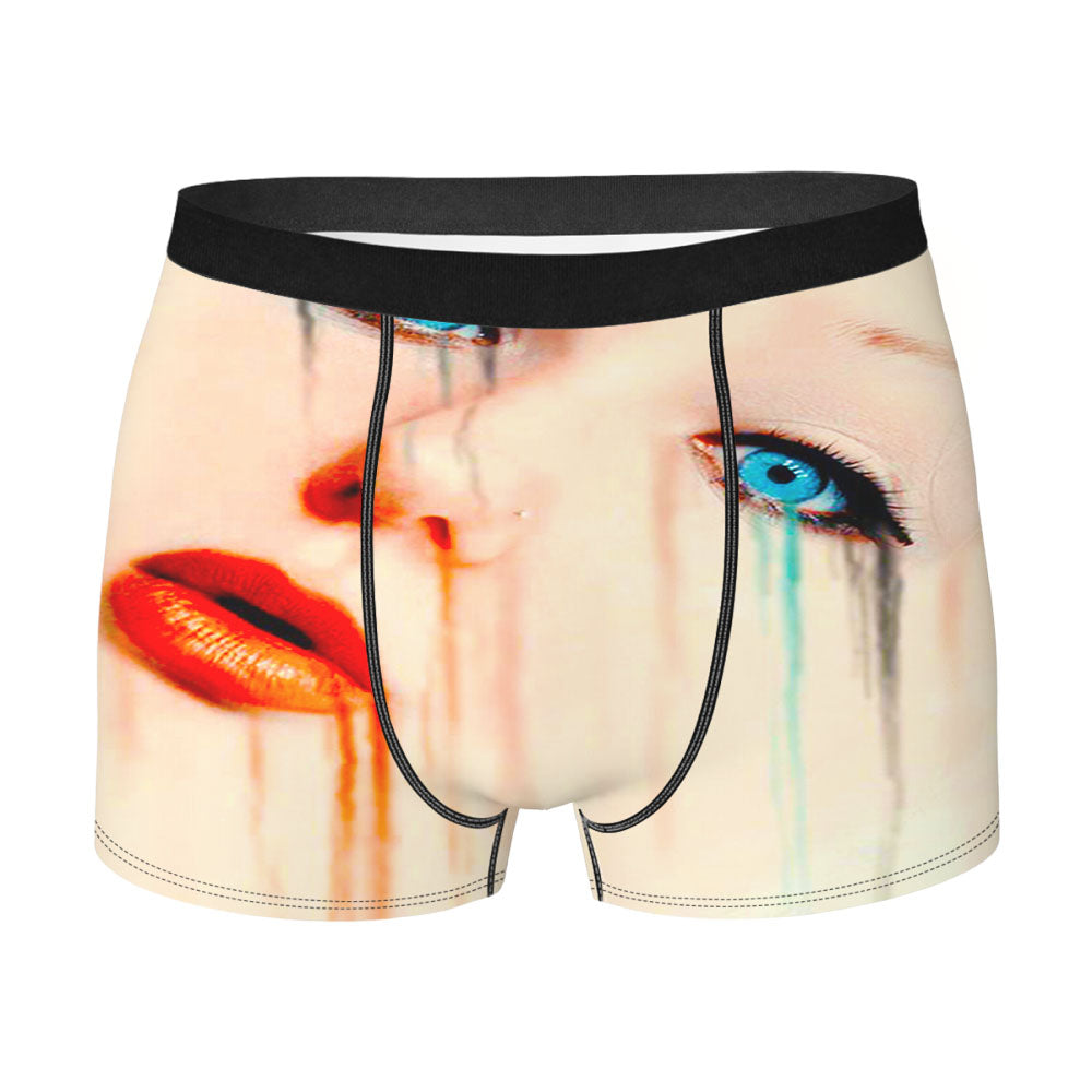 Girl Face Paint Men'S Boxer Briefs