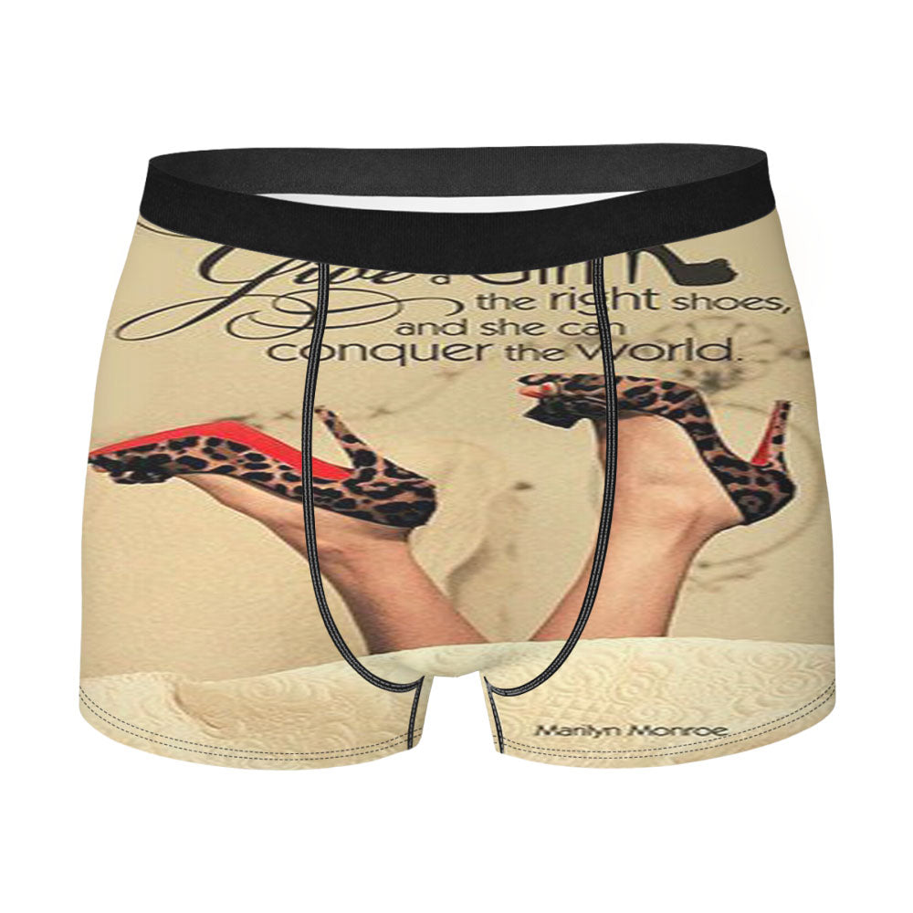 Girl Shoes Marlyn Monroe Quotes Men'S Boxer Briefs