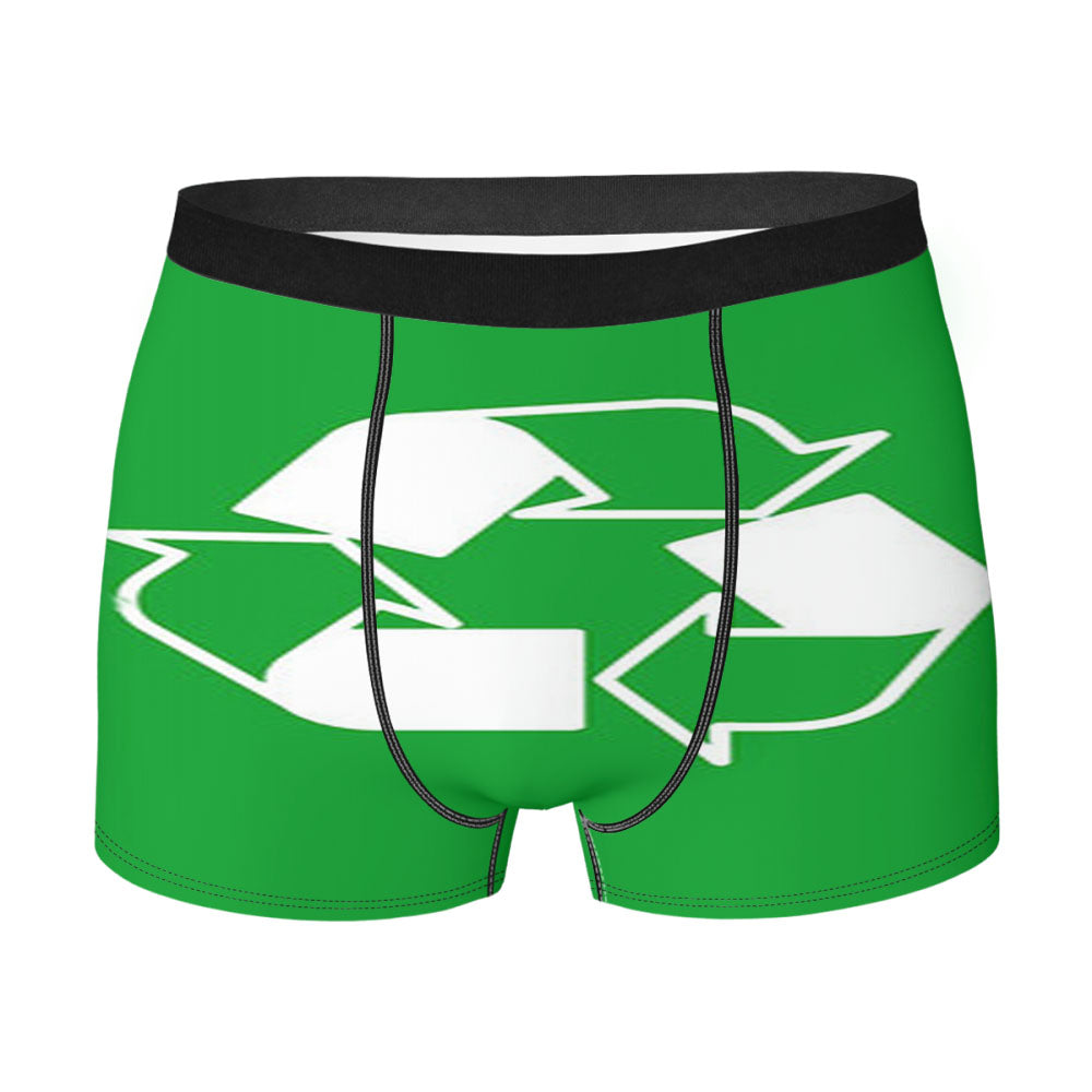 Go Green Logo Men'S Boxer Briefs