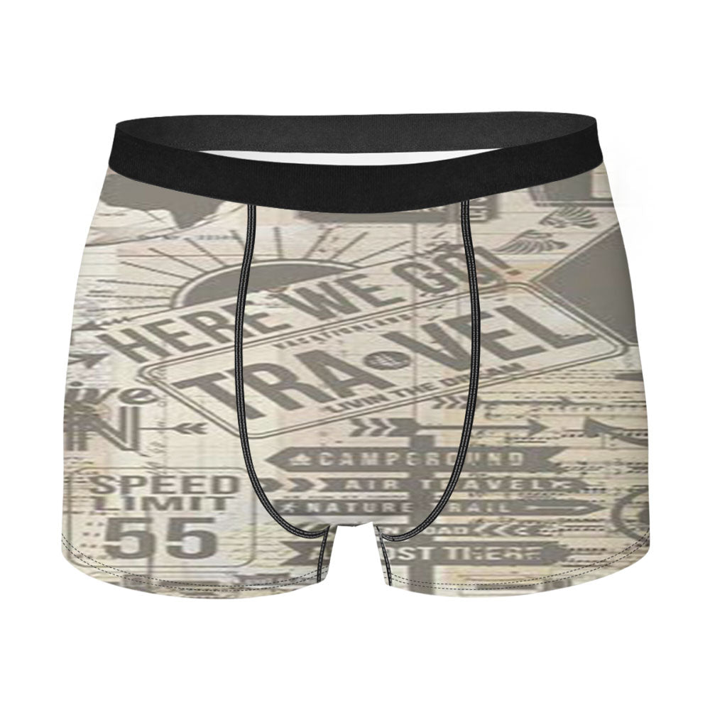 Go Travel Vintage Men'S Boxer Briefs