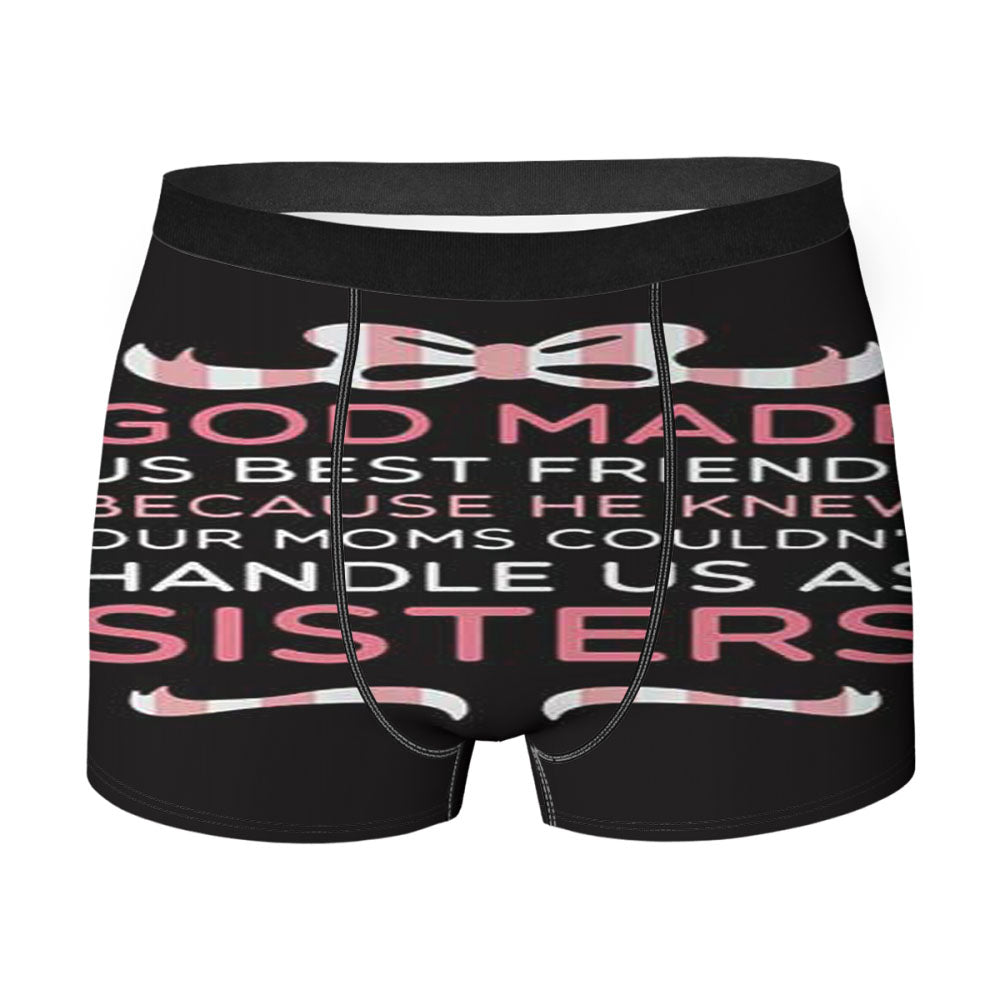 God Made Us Best Friends Men'S Boxer Briefs