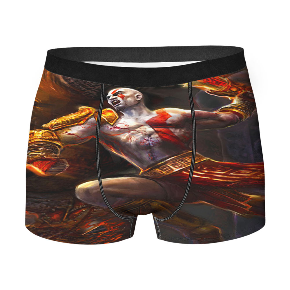 God Of War Kratos Strike Men'S Boxer Briefs