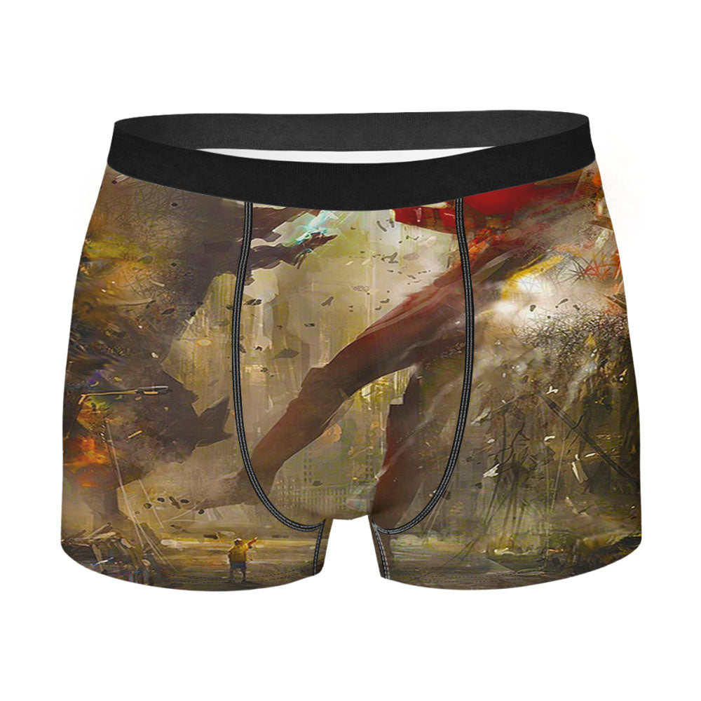 Godzilla Vs Ultra Man Men'S Boxer Briefs