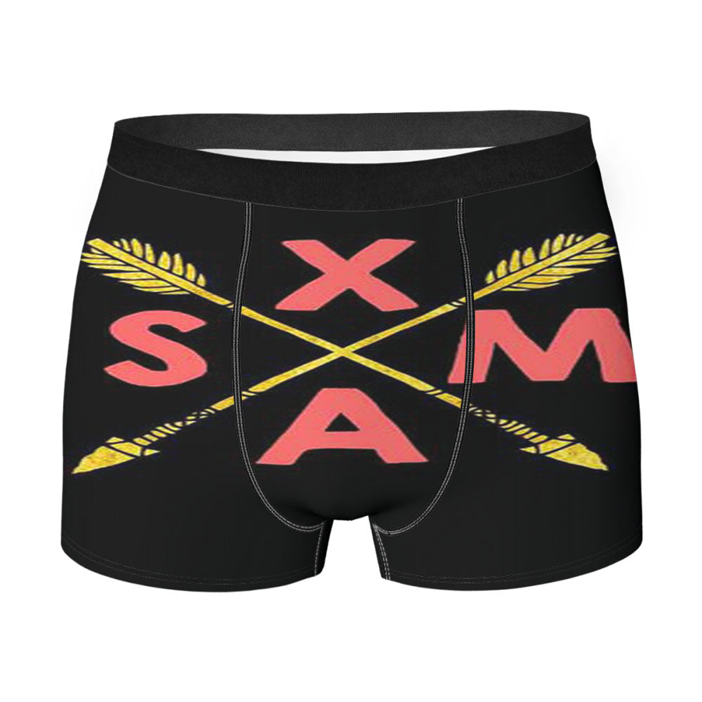 Golden Xmas Arrows Men'S Boxer Briefs