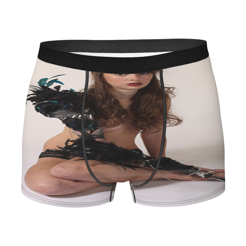 Grace Mandeville Best Photo With Robot Hand Art Men'S Boxer Briefs
