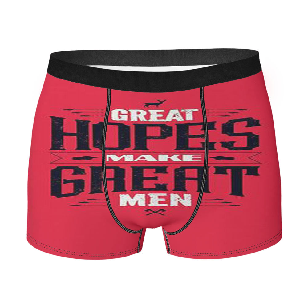 Great Hopes Make Great Men Men'S Boxer Briefs