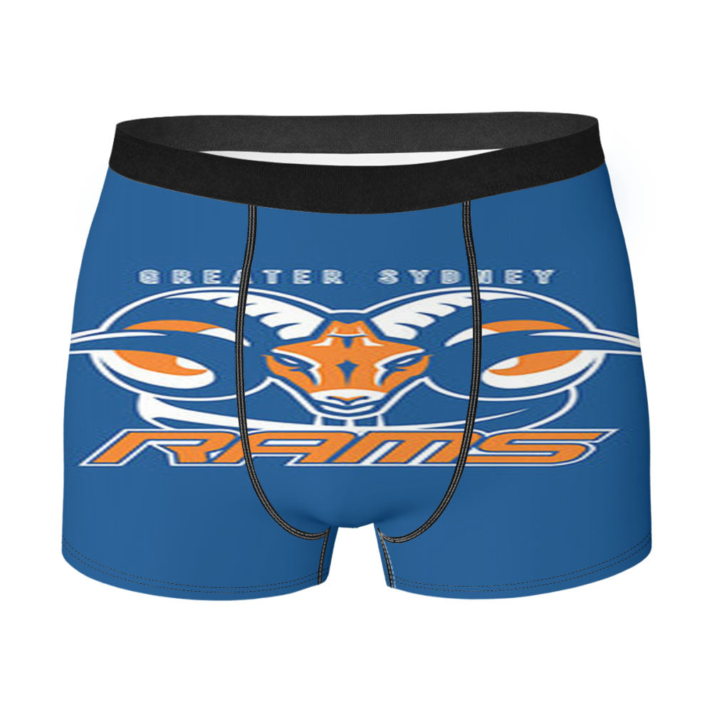 Greater Sydney Rams Logo Blue Men'S Boxer Briefs