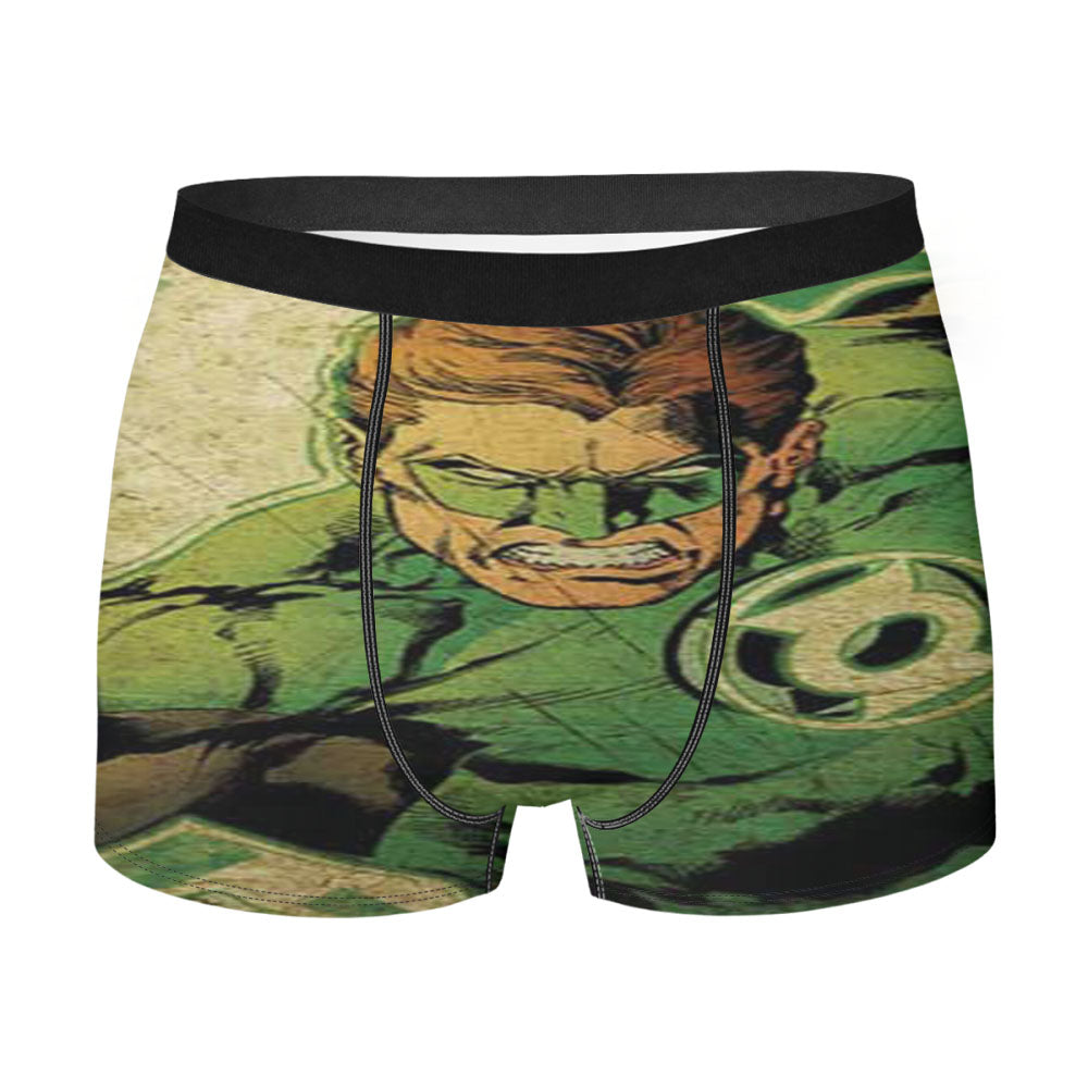 Green Lantern Scratched Men'S Boxer Briefs