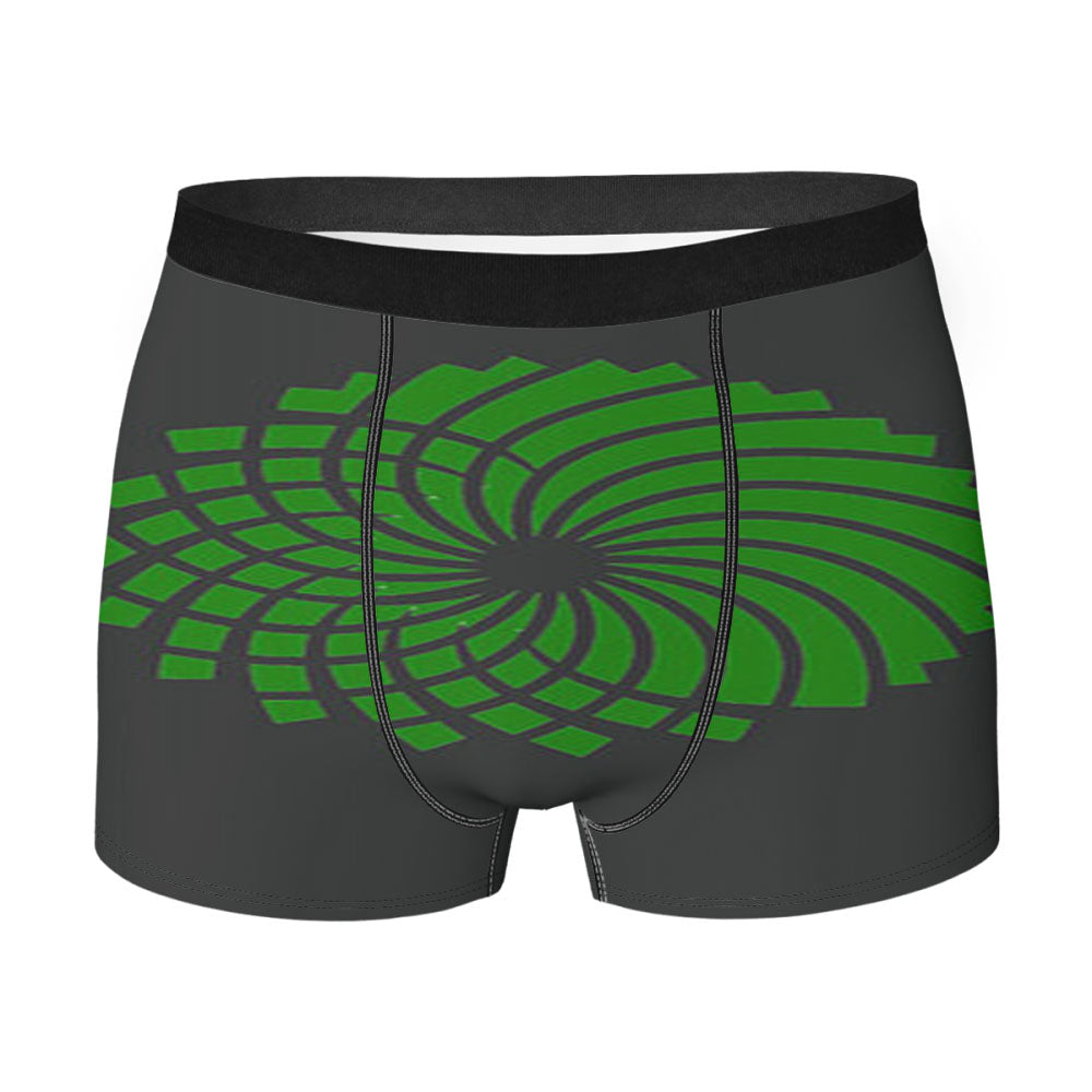 Green Party Logo Grey Men'S Boxer Briefs