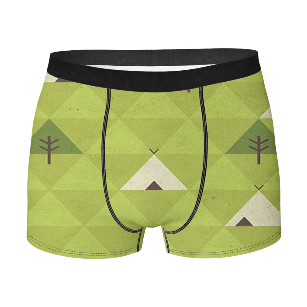 Green Smooth Men'S Boxer Briefs