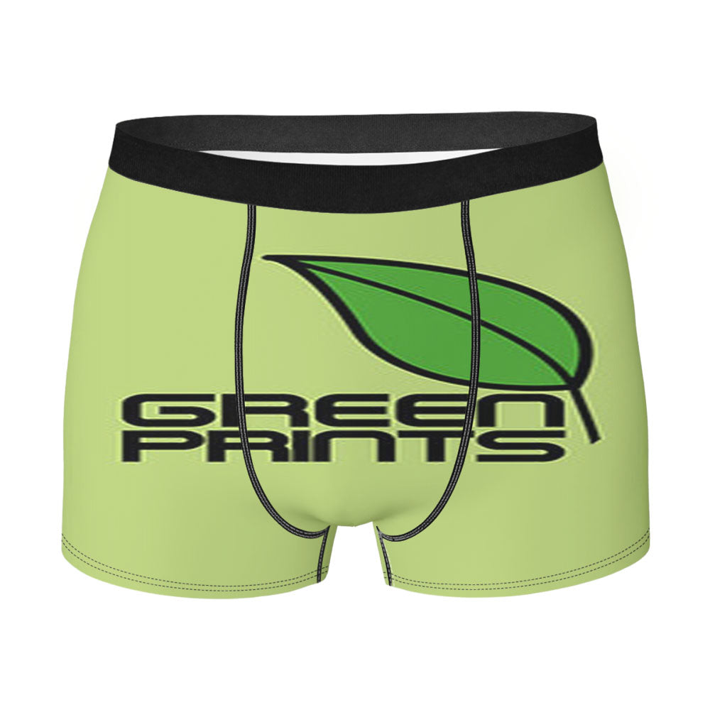 Grenn Prints Logo Green Men'S Boxer Briefs