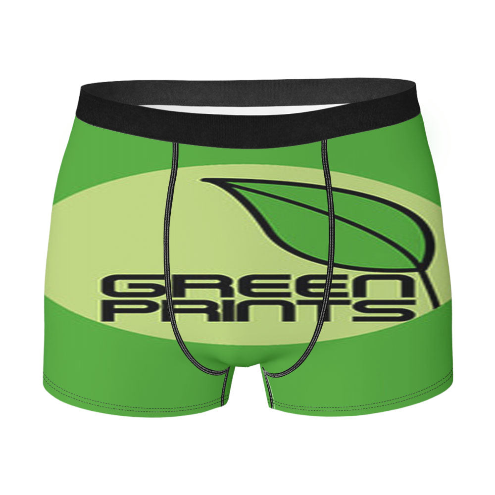 Grenn Prints Logo Green Lite Men'S Boxer Briefs