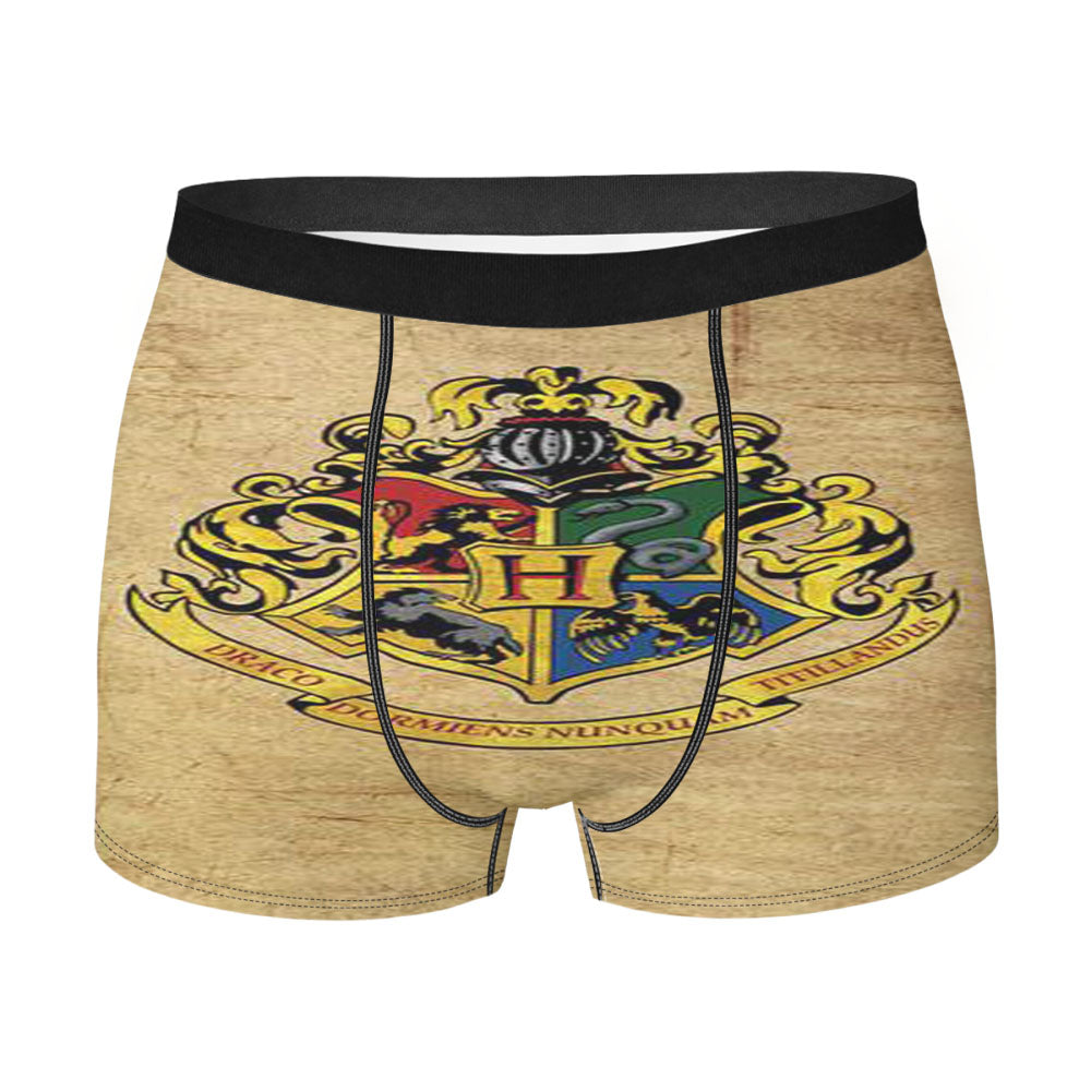 Grunge Hogwarts School Logo Men'S Boxer Briefs