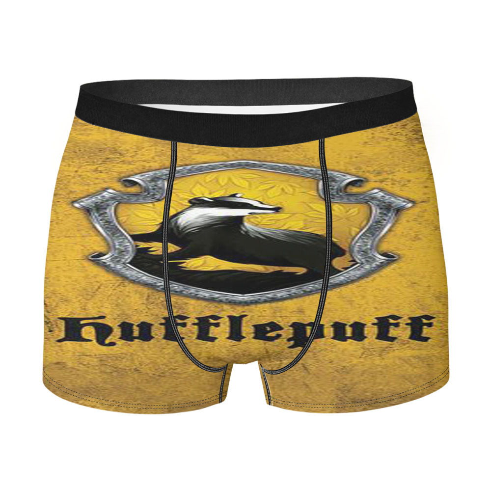 Grunge Hufflepuff Logo Men'S Boxer Briefs