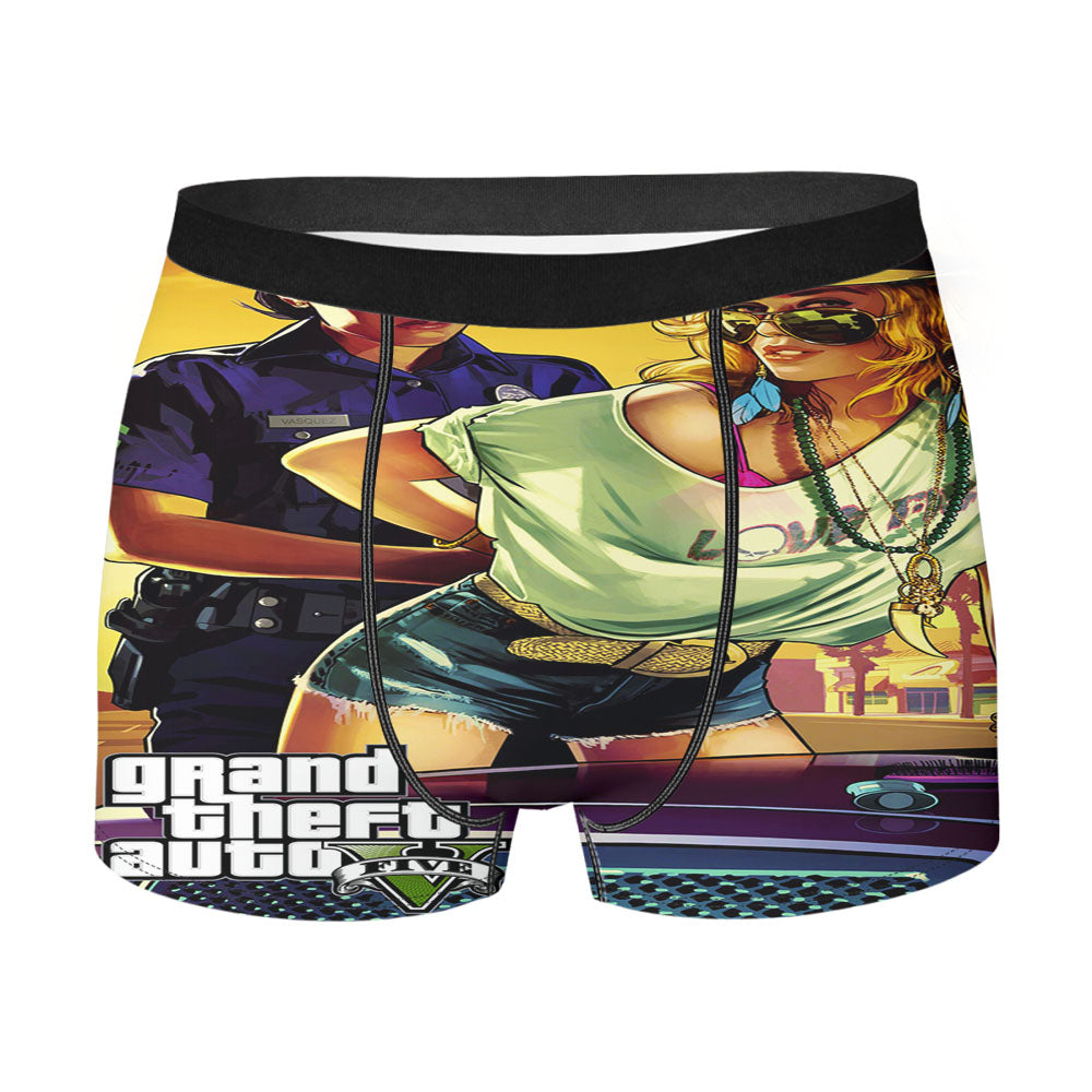 Gta V Tracey De Santa Cover Men'S Boxer Briefs
