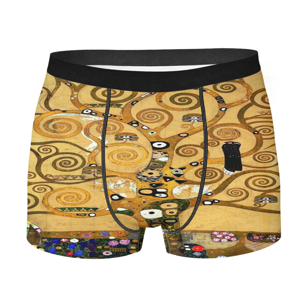Gustav Klimt Tree Of Life Men'S Boxer Briefs