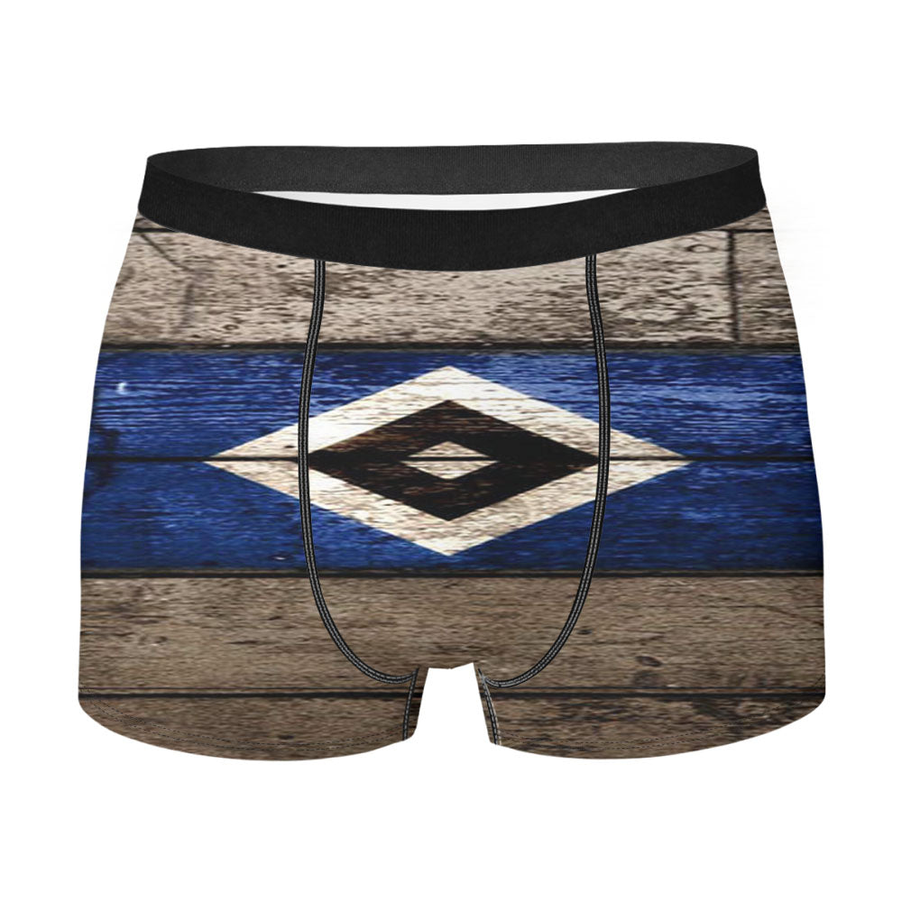 Hamburg Sv In Wood Men'S Boxer Briefs