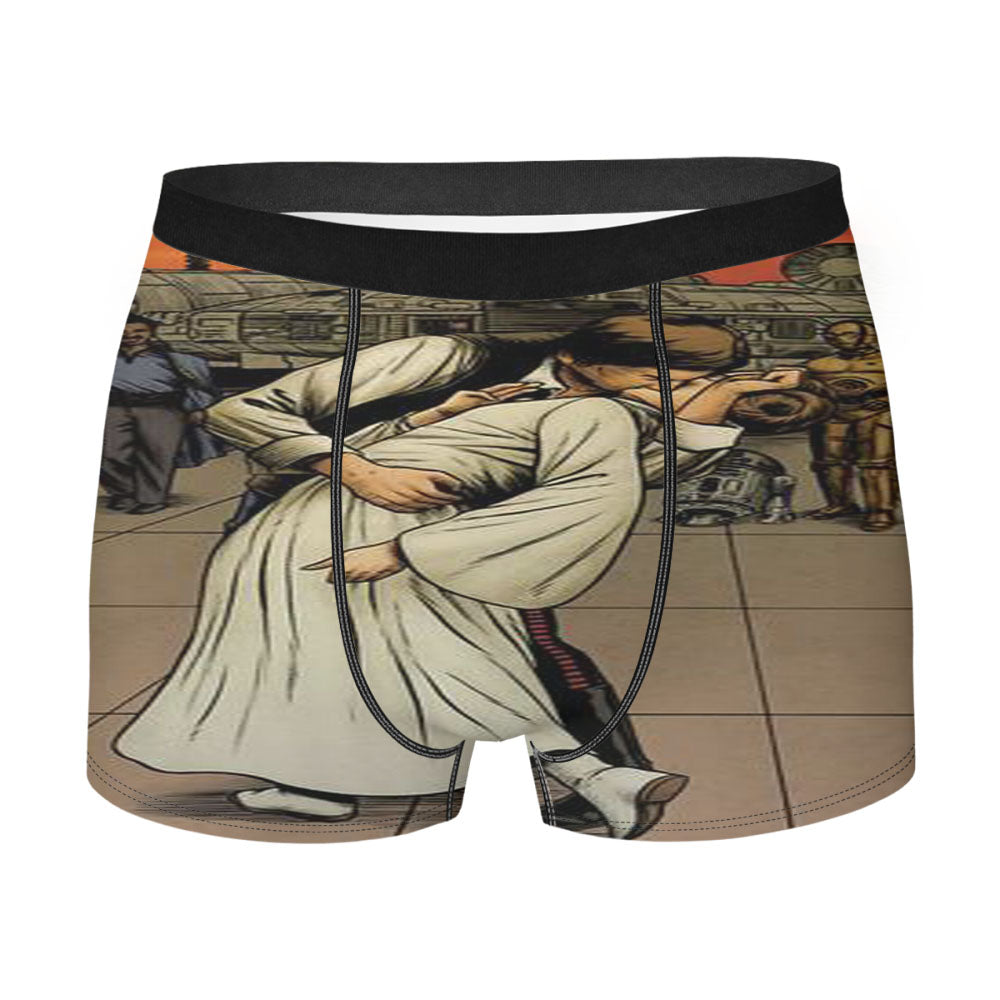 Han And Leia Kiss Men'S Boxer Briefs